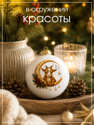 Наклейки переводные для свечей и декора Козлики на звездах из каталога Наклейки декупажные для декора свечей, яиц, изделий из гипса, в интернет-магазине BPW.style